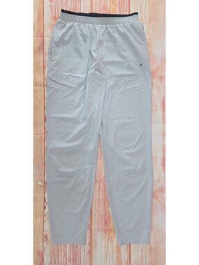Fabletics Mens Light Gray Athletic Jogger Pants Small